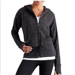 Athleta Incline Hoodie Double Zipper